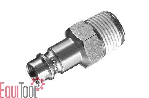 Druckluft Schnellkupplung Satz Stecknippel Adapter 1/4" 3/8" f Kompressor 12 tlg 