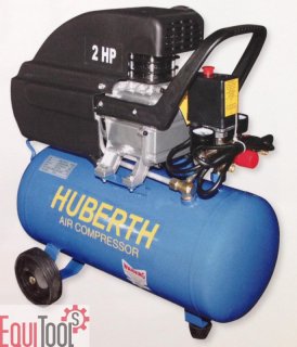 Huberth Kolbenkompressor RP102025, mobil, auf 25 Liter Druckbehälter, 8 bar