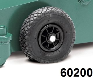 Gummiräder für Compac Hydraulik Rangierheber zum einfachen rangieren auf unebenen Fussboden 60200