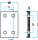Gummiteller für Hebebühne SILENT, rechteckig: 118 x 83 x 26 mm, mit Stahlplatte