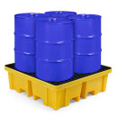 Kunststoff-Auffangwanne TYP RPW - 4 ECO / Lagerung von 4 Fässern - kostenlose Anlieferung