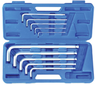 Winkelschlüssel-Satz "Maxi", Innen-6-Kant, 3x130-17x340 mm, 10-tlg.