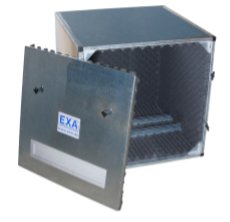 Schalldämm- und Wetterschutzbox ( für Ventilatoren aus Stahlblech )