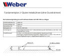 2 Säulen Hebebühne Weber Klassik Serie - Klassik 4.0M | inkl. Hydrauliköl