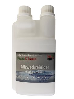 VexoClean-Allzweckreiniger, Hochkonzentrat, biologisch abbaubar, 500ml