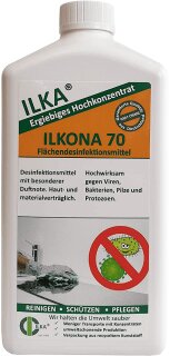 ILKA-Ilkona 70 Konzentrat-Desinfektionsmittel mit besonderer Duftnote  1 Liter (1L = 5L Anwendungsflüssigkeit)